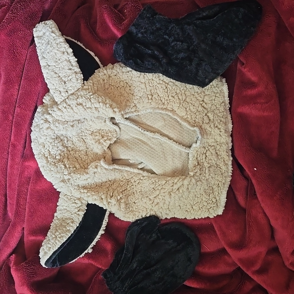 Cream Sheep Kids Costume 18m and 2T - Picture 6 of 7